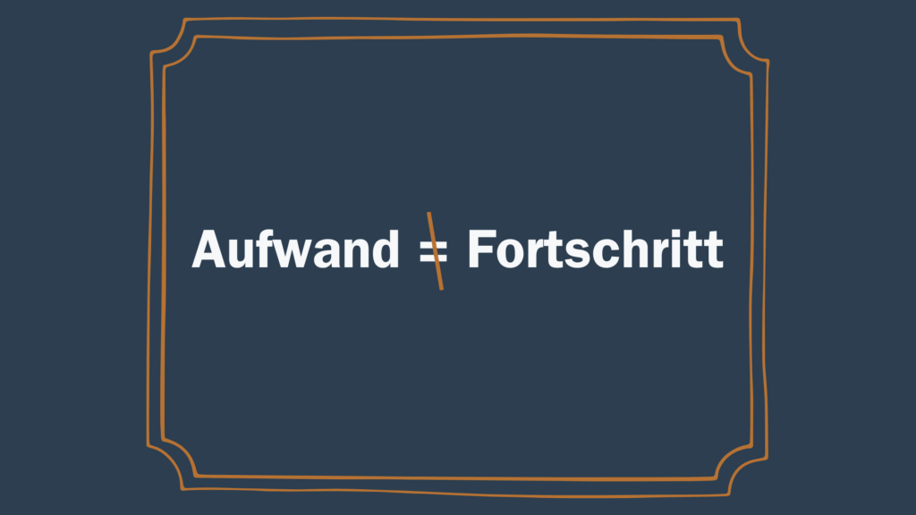 Buch Flow Aufwand ungleich Fortschritt