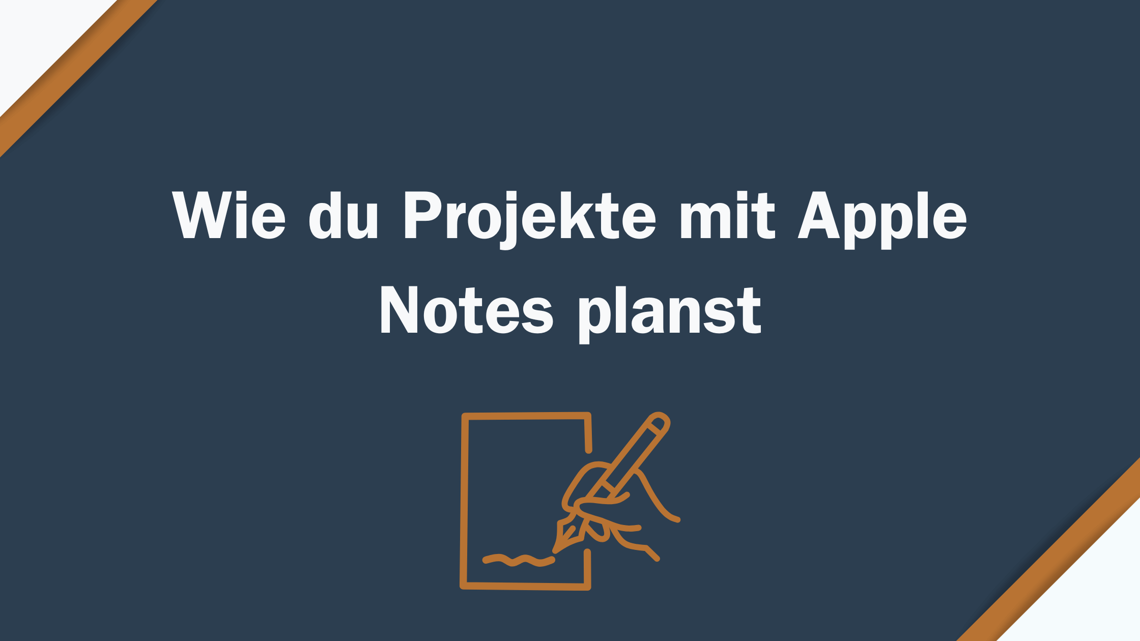 Wie du Projekte mit Apple Notes planst1 Wie du Projekte mit Apple Notes planst1